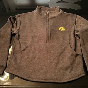 Iowa Hawkeye 1/4 zip sweatshirt